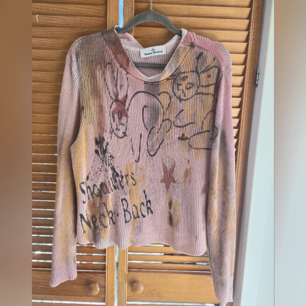 Vivienne Westwood Multicolor Graphic Sweater